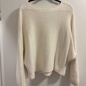 Abercrombie & Fitch Cream Women's Sweater